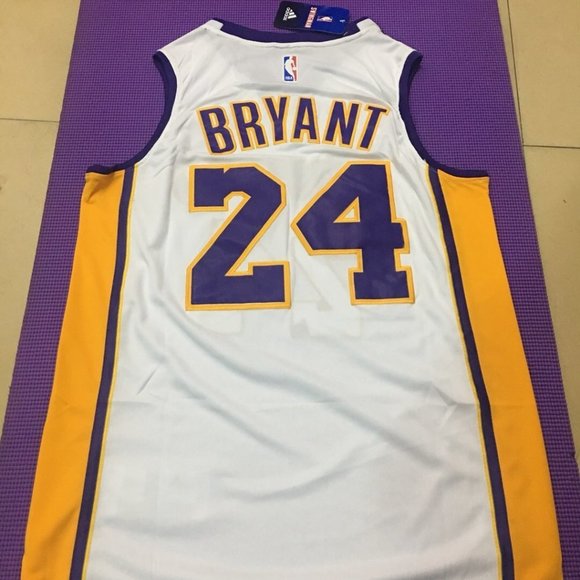 white and purple kobe jersey